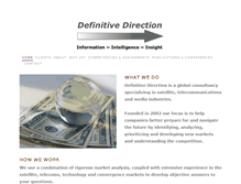 Tablet Screenshot of definitivedirection.com